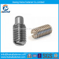 DIN417 M4 Stainless Steel Slotted Set Screws with Long Dog Point